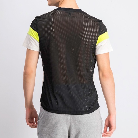 INC Pieced Colorblocked Mesh Shirt - Picture 3 of 5